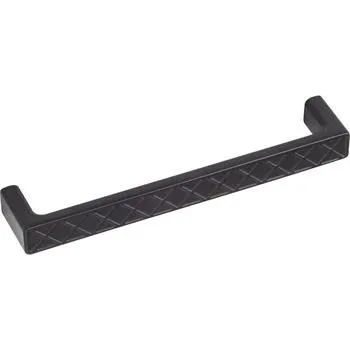 Nábytkové kování Úchytka Wafer šířka 175,5 mm, zinkový tlakový odlitek, černý mat