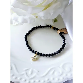 Náramek Minerální náramky Něžnost Barva: Karneol černý