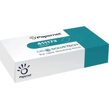 Kosmetický tampón Kosmetické ubrousky Papernet Dissolve Tech, 100 ks