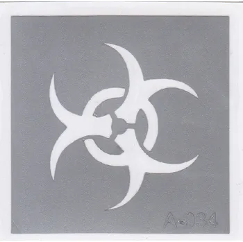 Odstranitelné tetování Šablona pro třpytivé tetování A034