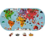 Janod Hračka do vody puzzle Mapa světa