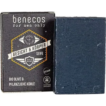 Mýdlo Benecos mýdlo na obličej a tělo pro muže 75 g BIO
