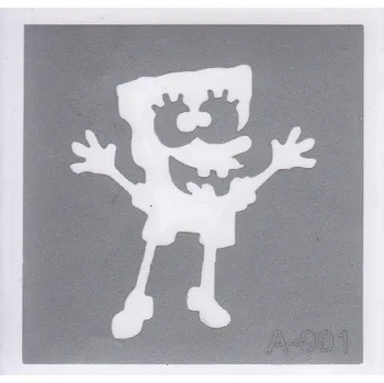 Odstranitelné tetování Šablona pro třpytivé tetování A001