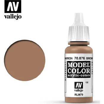 Modelářská barva Vallejo - Model Color 132 Brown Sand 17 ml. 70876