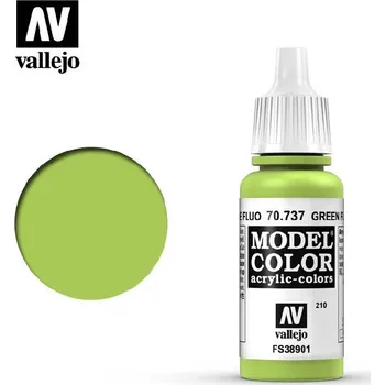 Modelářská barva Vallejo - Model Color 210 Green Fluo 17 ml. 70737