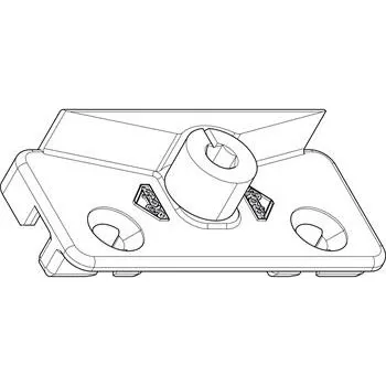 Příslušenství k oknu ROTO NT/NX Úrovňový uzávěr rámový díl 13V KBE/KÖMMERLING/ROPLASTO/TROCAL
