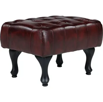 Taburet Taburet kůže Chesterfield II hovězí kůže (Taburet Chesterfield)