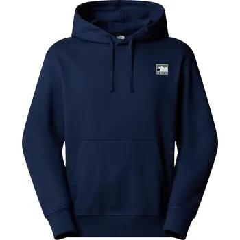 Pánská mikina Pánská mikina The North Face M Mountain Logo Relaxed Hooded Sweatshir Velikost: XXL / Barva: tmavě modrá