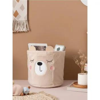 Úložný box Sinsay - Úložný koš s výšivkou a 3D ušima - béžová - 201GO-08X - 201GO-08X-ONE