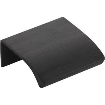 Nábytkové kování Úchytková lišta Edge Straight rozt. 20 mm, délka 40 mm, hliník černý mat