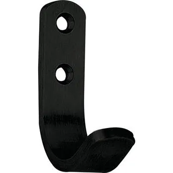 Věšák Věšák na klobouky Macoba, šířka 18 mm, výška 66,5 mm, železný černý matný