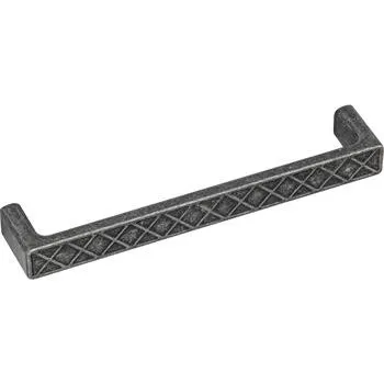 Úchytka Wafer šířka 175,5 mm, zinkový tlakový odlitek, šedý antik