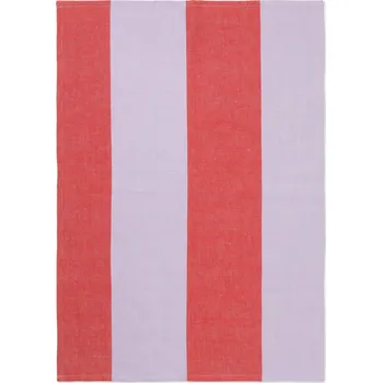 Utěrka Utěrka HALE 50 x 70 cm, červená / fialová, bavlna / len, ferm LIVING