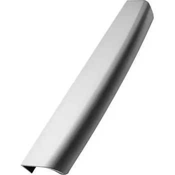 Nábytkové kování Úchytková lišta Wow rozteč 256 mm, délka 320 mm, zink. odlitek nerez efekt