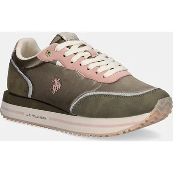 Pánská móda Tenisky U.S. Polo Assn. SACHA009C SACHA009W.ENH1 zelená 91X, EUR 40