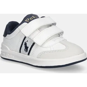 Chlapecké tenisky Dětské tenisky Polo Ralph Lauren HERITAGE COURT III T-TOE EZ bílá barva, RL03360102 00X, EUR 20