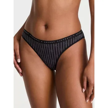Dámské oblečení Victoria's Secret dámské kalhotky Bikini logové s proužkem XXL