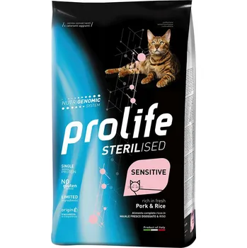 Krmivo pro psa 7kg kočka Sensitive Sterilised Pork & Rice Prolife