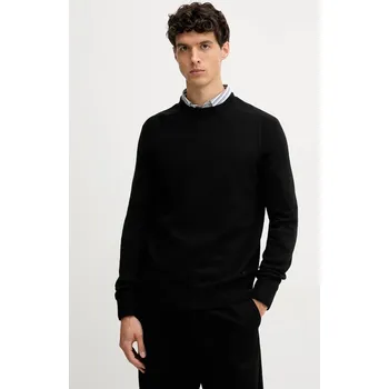 Pánský svetr Vlněný svetr Joop! pánský, černá barva, 30047380 99X, vel. XXL