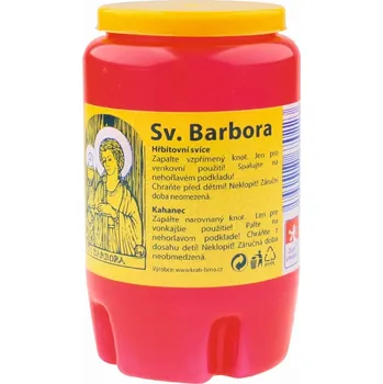 Svíčka Hřbitovní svíčka - sv. Barbora