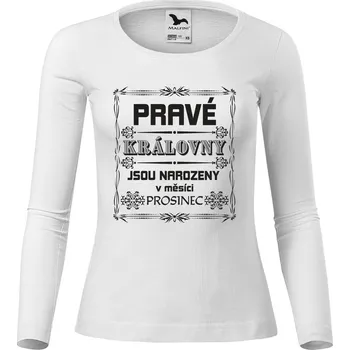 Dámské tričko DOBRÝ TRIKO Dámské bavlněné triko Pravé královny Velikost: 3XL, Barva: Bílá