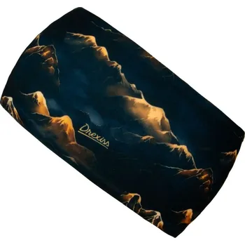 Čepice Funkční čelenka dvouvrstvá Drexiss s fleecem Gold mountain - zateplená obvod hlavy 48-52 cm