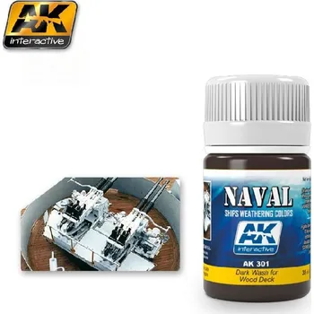 AK Interactive - Dark Wash for Wood Decks