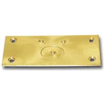 Protikus zástrče s pružinovým uzávěrem, 78 x 34 mm, mosaz