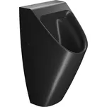 GSI COMMUNITY urinál se zakrytým přívodem vody; 31x65cm; černá mat