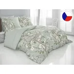 Povlečení satén Luxury Collection 2x 70x90, 220x200 Jaro zelené