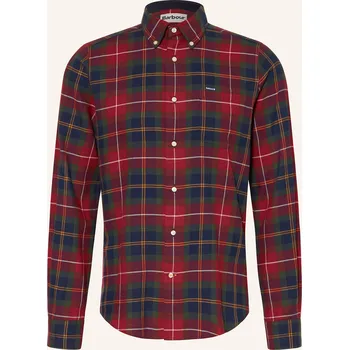 Pánská košile Barbour Pánská Košile Tailored Fit, červená / tmavě modrá /...