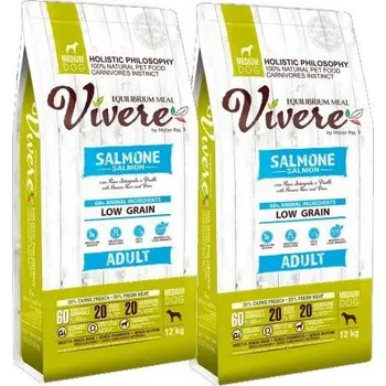 Krmivo pro psa VIVERE Adult Salmon 2x12 kg