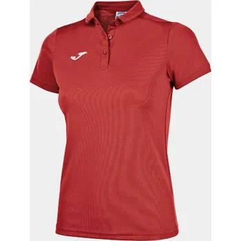 Dámské tričko Dámské triko Joma Hobby Women Polo Shirt S/S Red S