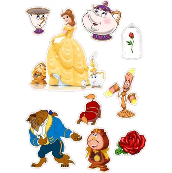 Jedlá dekorace na dort Bella-06 Materiál: Jedlý papír