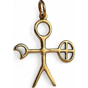 Přívěsek Drakkaria NOAIDI - sámský šaman, přívěšek bronz