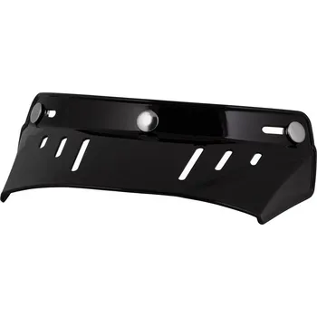 Helma na motorku plochý kšilt Oxygen, CASSIDA (černý, cvakání na druky)