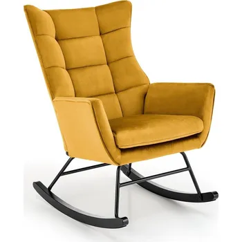 Křeslo Houpací křeslo Halmar BAZALTO - žlutá