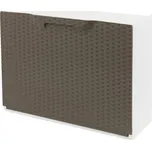 ARTPLAST Botník LINEA RATTAN 51 x 17,3 x 40,1 cm šedohnědý