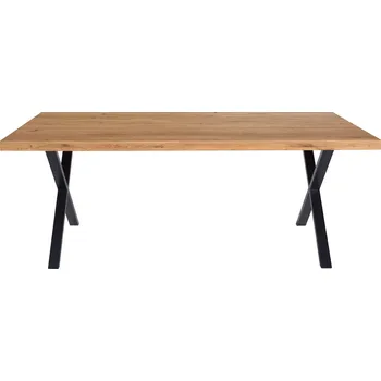 Jídelní stůl Jídelní stůl z masivu Iron 180 s nohami X