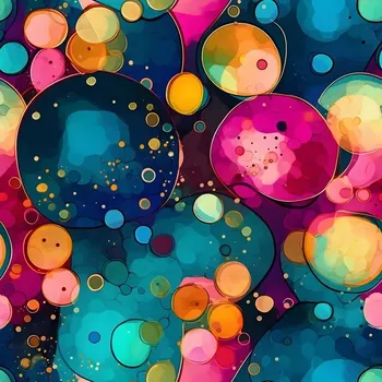 Úplet, Barevné kaňky (E) (Top kvalitní úplet Bella digitisk)