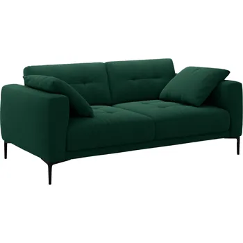 Pohovka Micadoni Lahvově zelená sametová trojmístná pohovka Bemy 200 cm