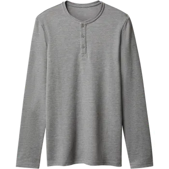esmara Men Pánské triko s dlouhými rukávy (šedá, S (44/46))