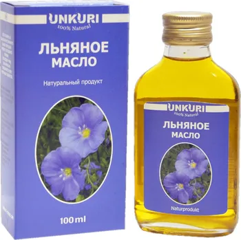 Rostlinný olej Lněný olej 100ml Unkuri