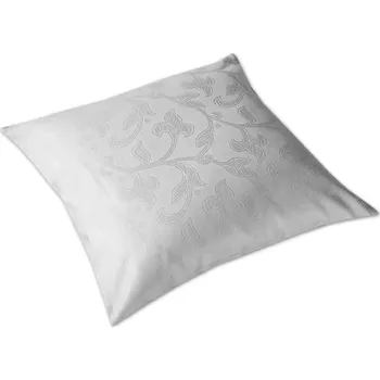 Povlak na dekorativní polštářek Luxusní damaškový povlak na polštář 40x40 Rokoko šedé