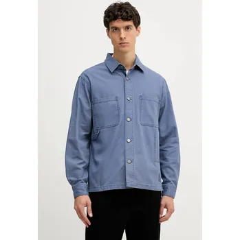 Pánská košile Džínová košile United Colors of Benetton 5QHDUQ060 modrá 95X, vel. M