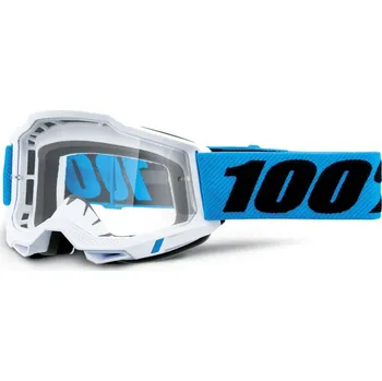 Motocyklové brýle ACCURI 100% brýle Novel, čiré plexi