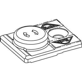 Stavebniny ROTO E-Tec Control montážní klip k Prstencovému magnetu MVS