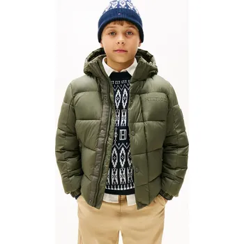 Chlapecká bunda Dětská bunda Tommy Hilfiger KB0KB10093.128.176.9BYA zelená 87X, vel. 140