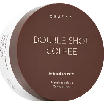 Péče o oční okolí Omlazující hydrogelové polštářky pod oči s Kofeinem - Orjena Double Shot Coffee Hydrogel Eye patch