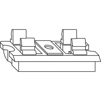 Dveřní kování ROTO NT/NX Náběh pro montáž drážky falcová vůle 12 mm šedý